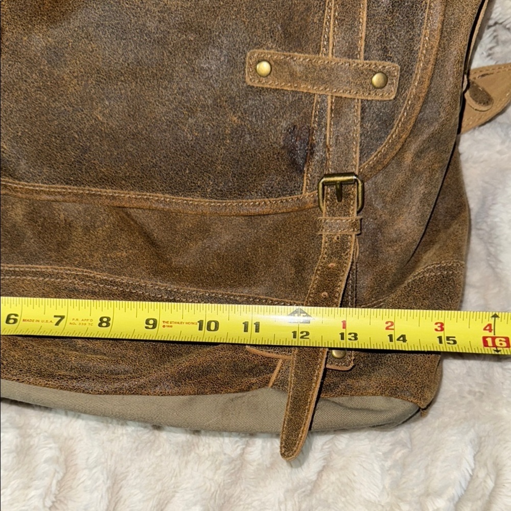 Territory Ahead Leather Men's Satchel- Vintage - Picture 16 of 16